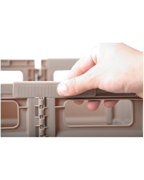 CAMPOUT KATLANIR TEKERLEKLİ KAMP KASASI KAHVERENGİ