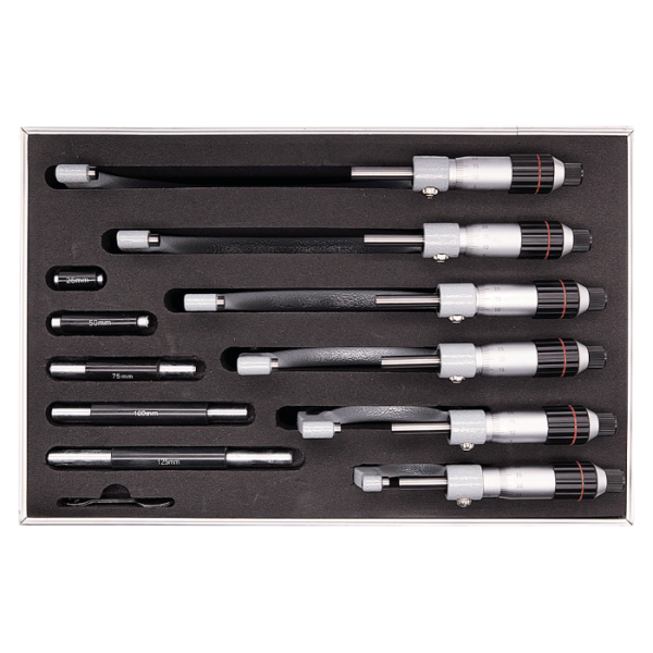 Werka W217-9576 0...150x0.01mm 6prç.DışÇap MikrometreSet