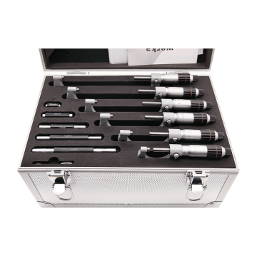 Werka W217-9576 0...150x0.01mm 6prç.DışÇap MikrometreSet