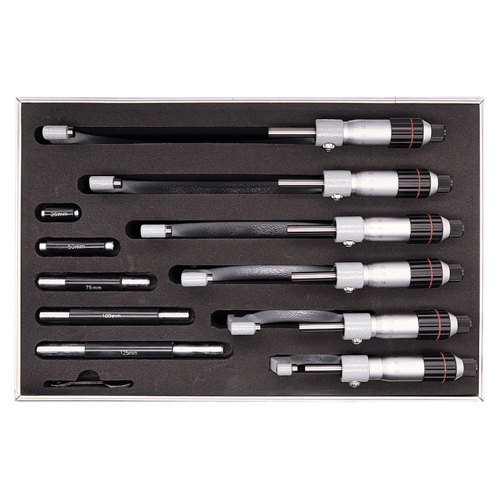 Werka W217-9576 0...150x0.01mm 6prç.DışÇap MikrometreSet