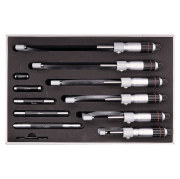 Werka W217-9576 0...150x0.01mm 6prç.DışÇap MikrometreSet