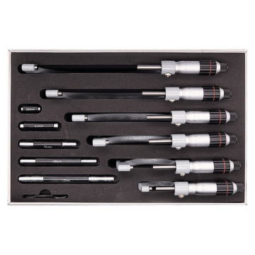 Werka W217-9576 0...150x0.01mm 6prç.DışÇap MikrometreSet