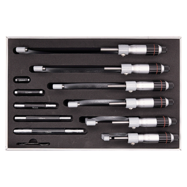 Werka W217-9576 0...150x0.01mm 6prç.DışÇap MikrometreSet
