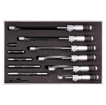 Werka W217-9576 0...150x0.01mm 6prç.DışÇap MikrometreSet