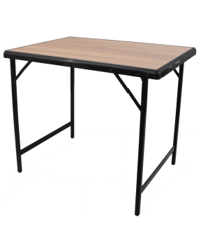 CAMPOUT Mdf Katlanır Masa Küçük + 4 Katlanır Tabure Set