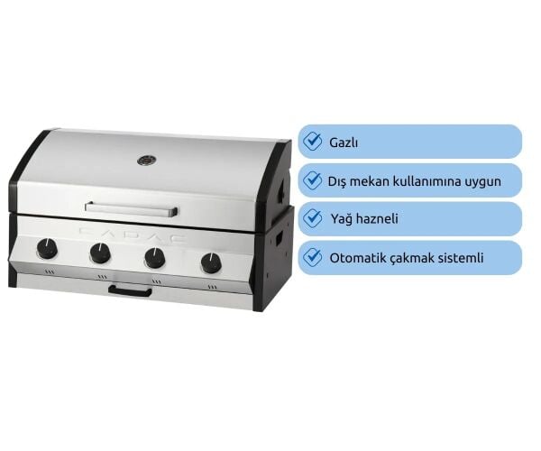 Aygaz Cadac Meridian 4B Ankastre Gazlı Barbekü