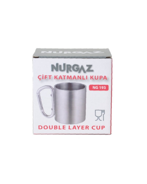 NURGAZ ÇİFT KATMANLI KUPA KARABİNALI
