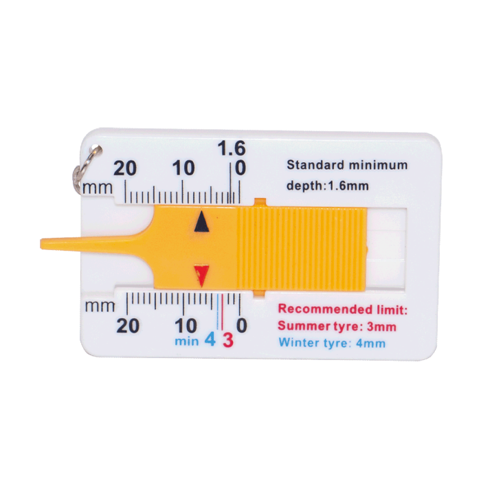 DWMeasuring DW1KMLST Lastik Dişi Derinlik Kumpası-Plastik Gövdeli