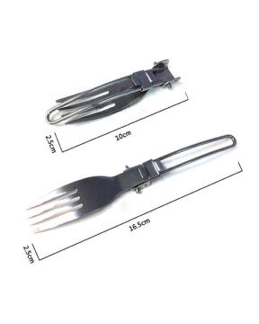 CAMPOUT KATLANIR ÇATAL KAŞIK SETİ