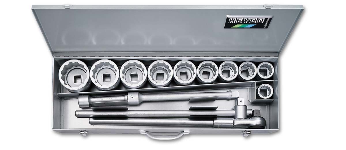 Heyco 1inch 12 Köşe 14 Parça Lokma Anahtar Seti