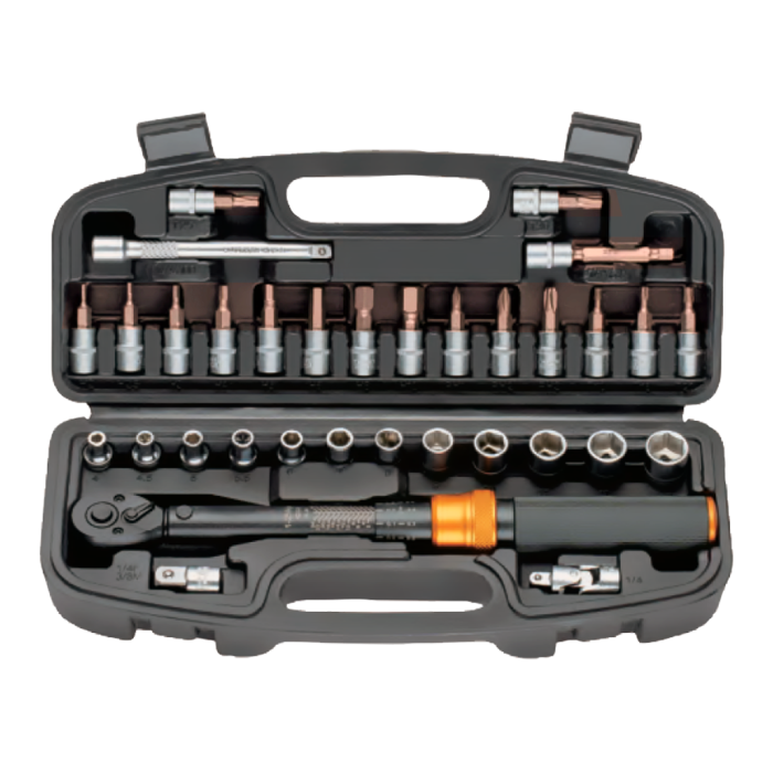 NTTools NTTASET33 33Prç 1/4''1-25Nm TorkAnahtarlı LokmaSeti