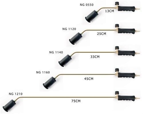 NURGAZ PROPAN TAV VE KAYNAK TAKIMI  57 MM METAL BAŞLIKLI 75 CM BOYUN