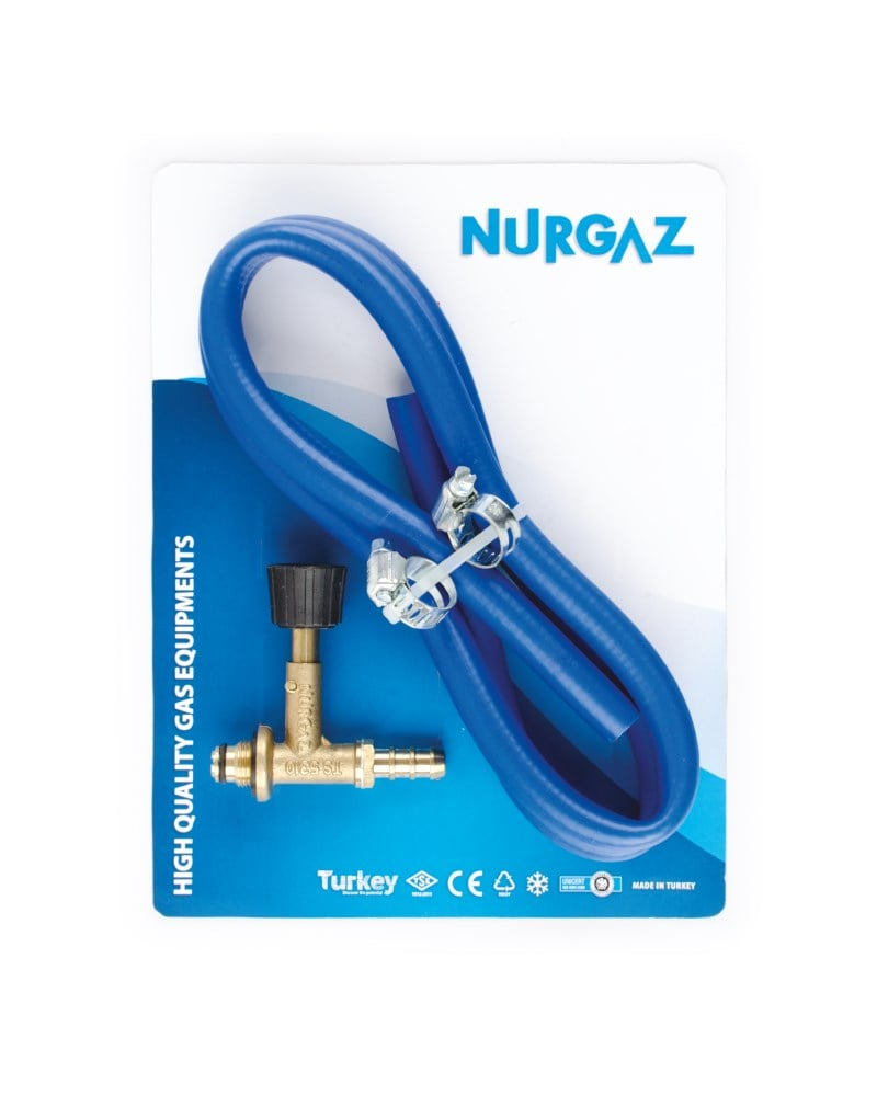 NURGAZ HORTUM KELEPÇE MUSLUK SET