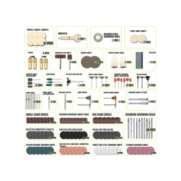 Vido 290 Parça 185W 3.2mm Kalıpçı Taşlama Seti