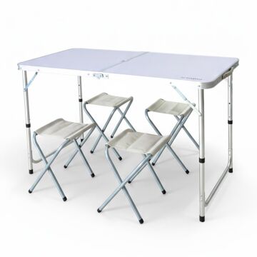 Madfox Nomad Duo Tabureli Katlanır Kamp Masası Seti