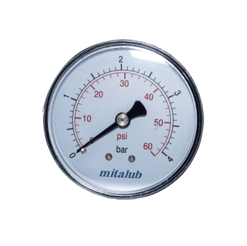 Mitalub Metal Gövde Arkadan Manometreler(Ölçü Seçeneklerine Bakınız) 50mm x 2.5bar