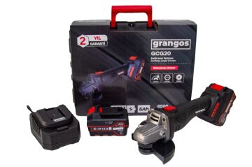 Grangos GCG20-F2 20V 5 Ah Çift Akülü Avuç Taşlama