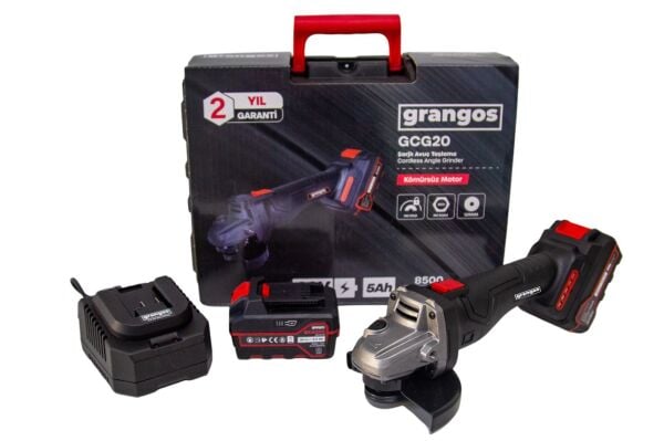 Grangos GCG20-F2 20V 5 Ah Çift Akülü Avuç Taşlama