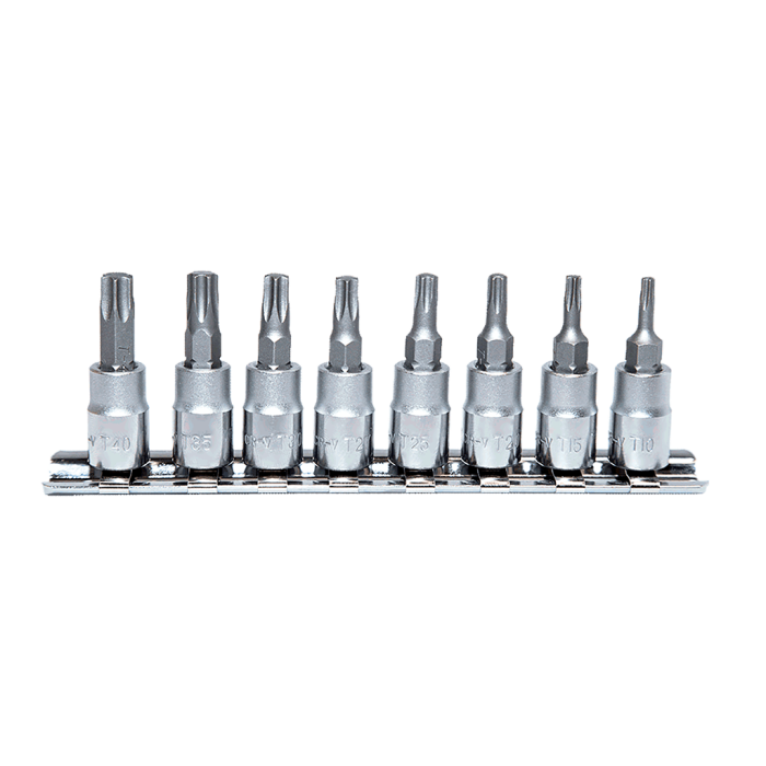 NT Tools NCSET14T 7 Parça 1/4'' CR-V Torx Lokma Seti
