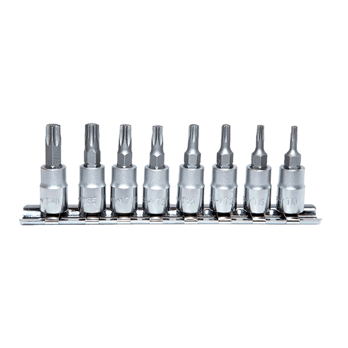 NT Tools NCSET14T 7 Parça 1/4'' CR-V Torx Lokma Seti