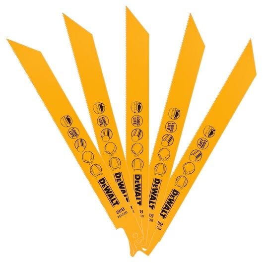 Dewalt Dewalt DT2354 Tilki Kuyruğu Testere Bıçağı 203 mm (5 Parça) En Ucuz Fiyatları ve Özellikleri