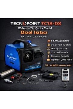 Tecnopoint Taşınabilir Portatif Dizel Isıtıcı Çanta Tipi(seyyar Webasto Tipi )
