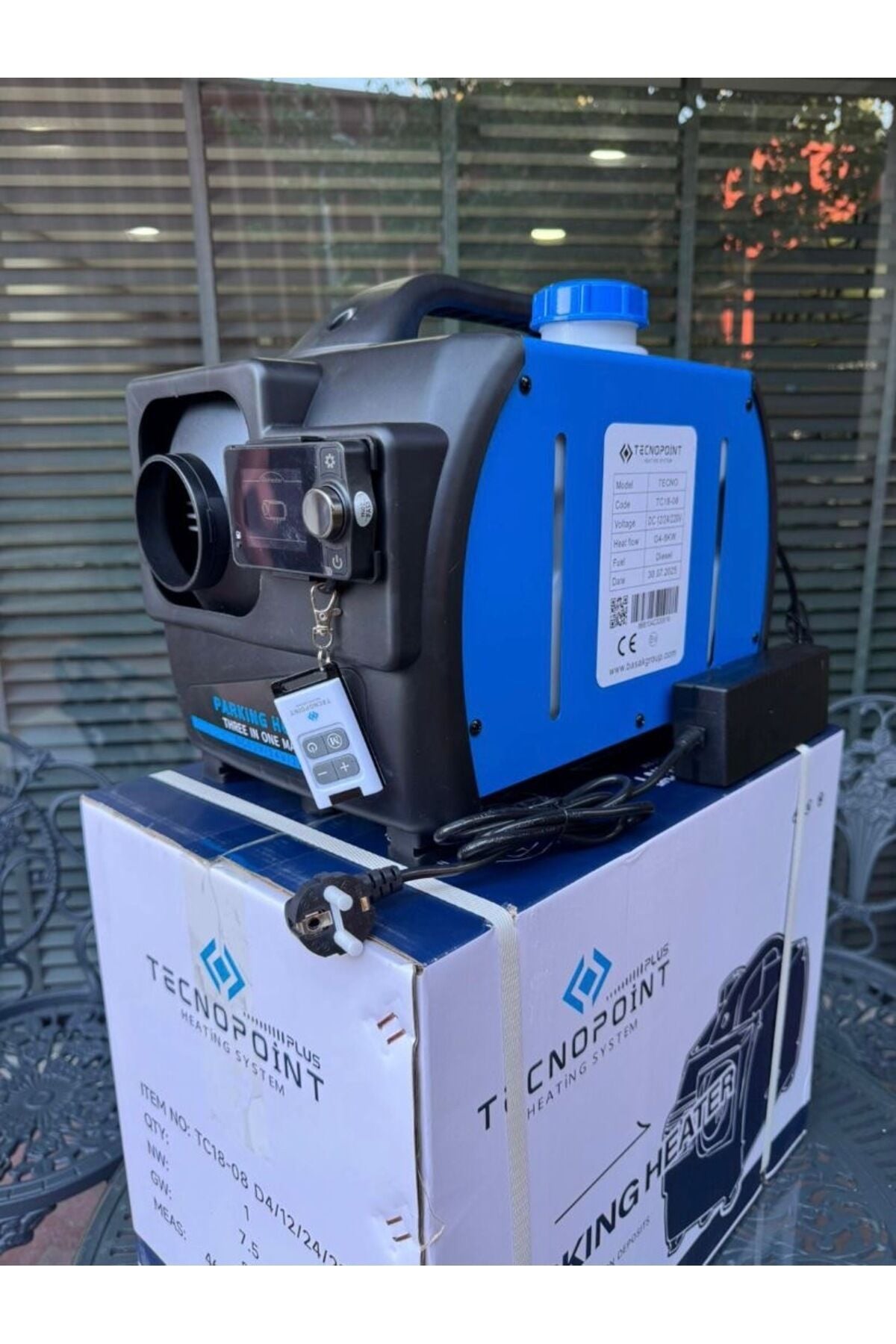 Tecnopoint Çanta Tipi Portatif Webasto Dizel Isıtıcı