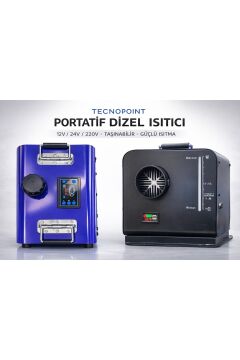Tecnopoint 8kw Taşınabilir Lityum Akülü Webasto Tipi Dizel Isıtıcı