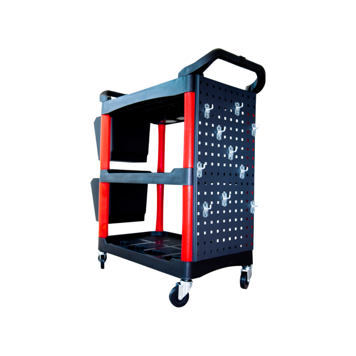 NT Tools NTTC02 3 Raflı Aksesuarlı Alet Taşıma Arabası