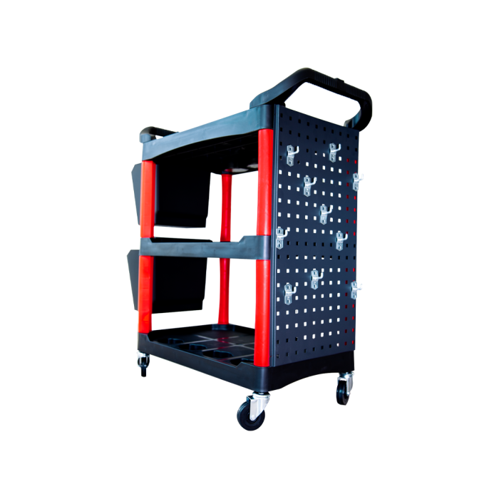 NT Tools NTTC02 3 Raflı Aksesuarlı Alet Taşıma Arabası