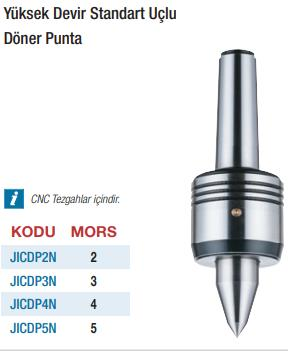 Gerlinger CNC İçin Yüksek Devir Döner Puntalar (Ölçü Seçeneklerine Bakınız) 3