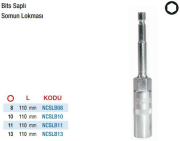 NT Tools Bits Saplı Somun Lokmaları (Ölçü Seçeneklerine Bakınız)