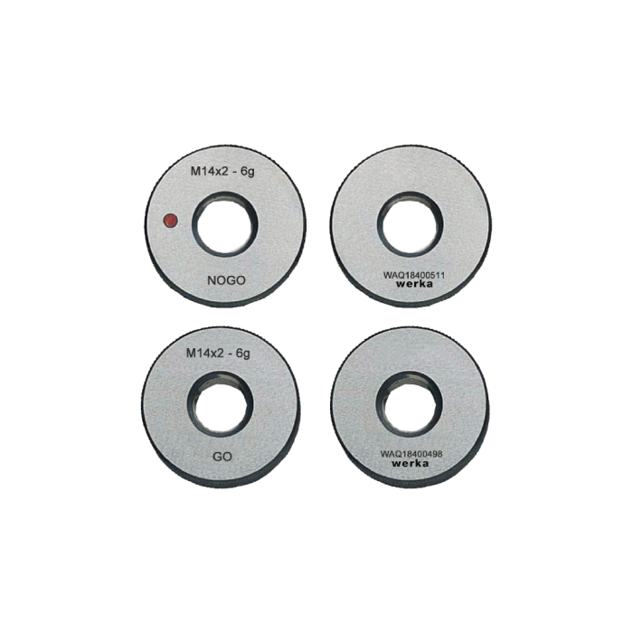 Werka Metrik İnce Diş Vida Halka Mastarı - GEÇER (Ölçü Seçeneklerine Bakınız)