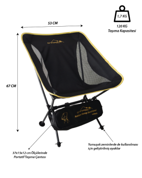 CAMPOUT PRATİK KAMP SANDALYESİ