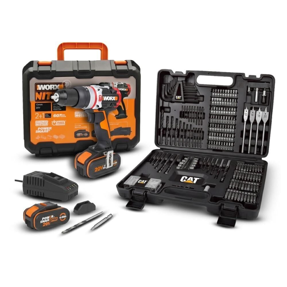 Worx WORX WX354.4SET 20V 4.0Ah Kömürsüz Darbeli Matkap Seti En Ucuz Fiyatları ve Özellikleri