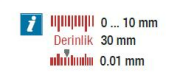 DW Measuring DW4KKDCT Dijital Kalınlık Komparatörü Cep Tipi