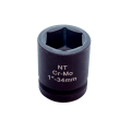NT Tools 1'' Havalı Metrik Darbeli Lokmalar (Ölçü Seçeneklerine Bakınız)