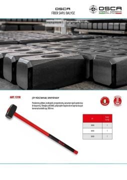OSCA 5 KG Fiber Saplı Balyoz