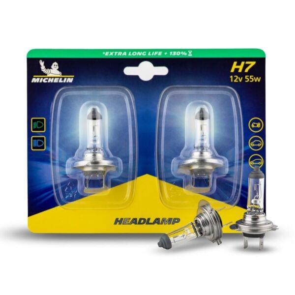 Michelin 12Volt 55Watt 1500 Lümen H7 2’li Halojen Far Seti