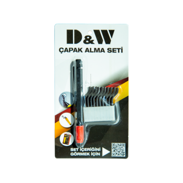 DW Z3801050Plastik Tutuculu 10 bıçaklı Çapak Alma