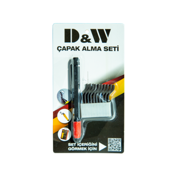 DW Z3801050Plastik Tutuculu 10 bıçaklı Çapak Alma