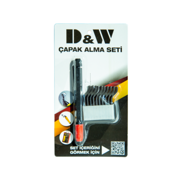 DW Z3801050Plastik Tutuculu 10 bıçaklı Çapak Alma