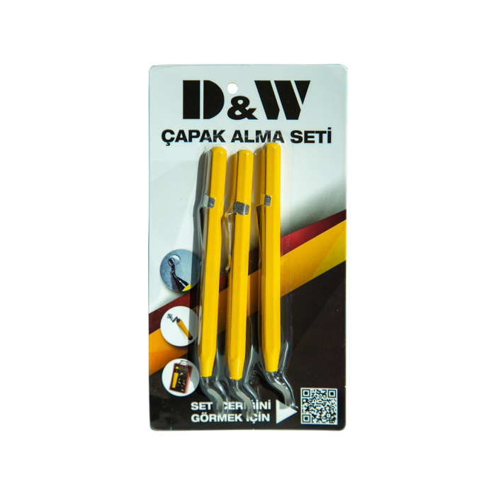 DW Z3801052 3 Parça Sabit bıçaklı Çapak Alma Seti