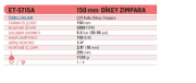 Emax ET-5715A 150 mm. Havalı Dikey Zımpara