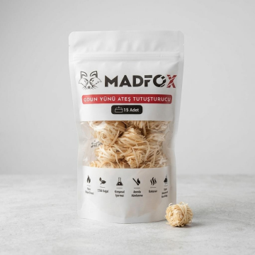 Madfox FireNest Doğal Odun Yünü Tutuşturucu 250 gr