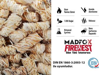 Madfox FireNest Doğal Odun Yünü Tutuşturucu 250 gr