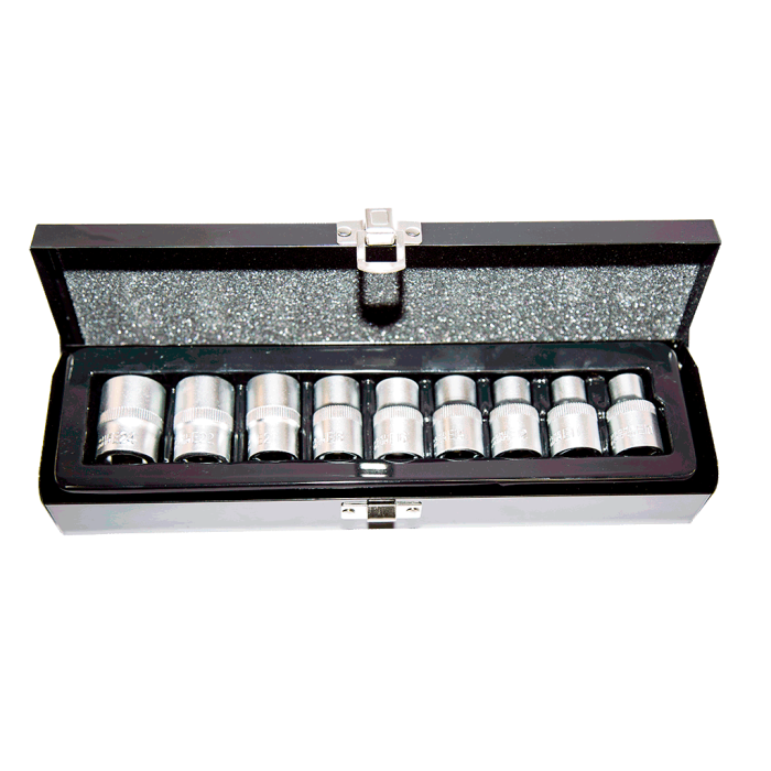 NT Tools NCSET12E 10 Parça 1/2'' CR-V E Tipi Torx Lokma Seti