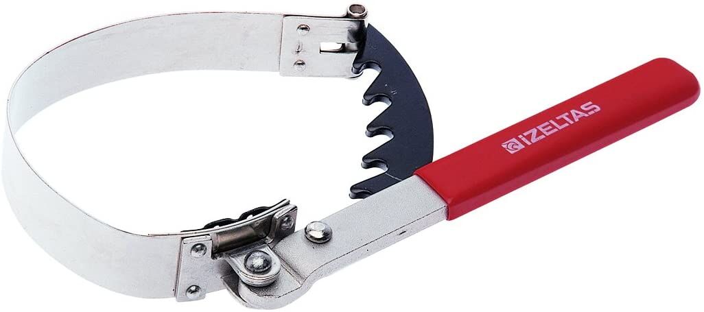 İzeltaş 6370260100 Yağ Filtre Sökeceği, Krom/Kırmızı, 75/100 mm