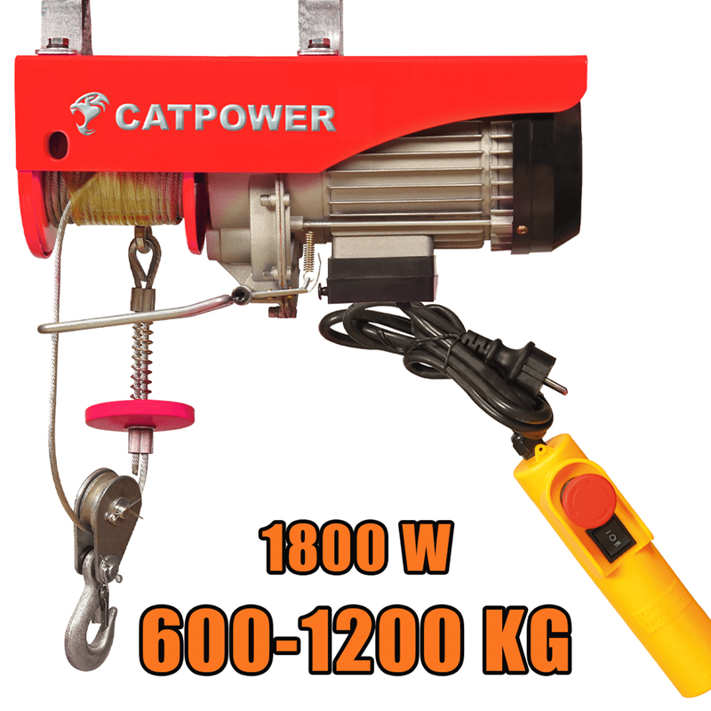 Catpower CAT7751 Elektirikli Vinç 600-1200 KG 1800W