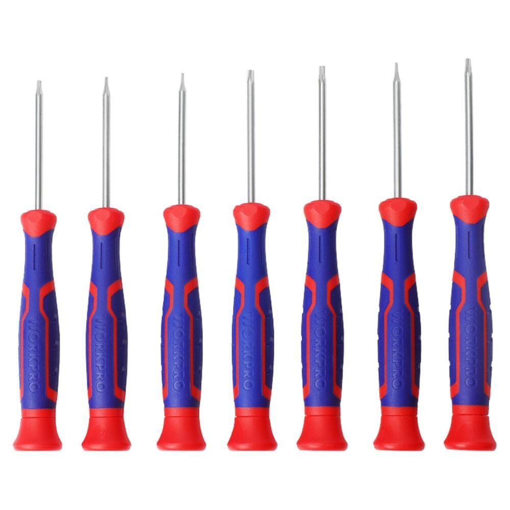 Workpro WORKPRO WP200510 7 Parça Profesyonel CR-V Manyetik Hassas Torx Tornavida Seti En Ucuz Fiyatları ve Özellikleri